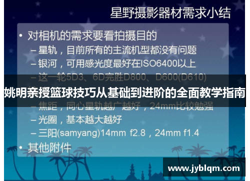 姚明亲授篮球技巧从基础到进阶的全面教学指南